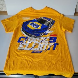 Chase Elliott NASCAR Racing T-Shirt Yellow